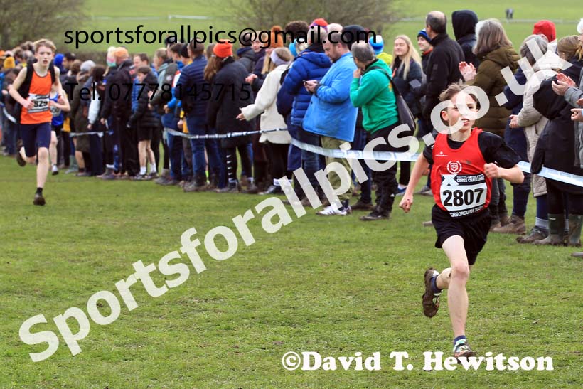 Boys Under-13s 2023 UK CAU Inter Counties Cross Country Champs, Prestwold Hall, Loughborough. Photo: David T. Hewitson/Sports for All Pics